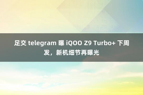 足交 telegram 曝 iQOO Z9 Turbo+ 下周发，新机细节再曝光