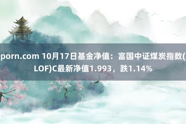 porn.com 10月17日基金净值：富国中证煤炭指数(LOF)C最新净值1.993，跌1.14%