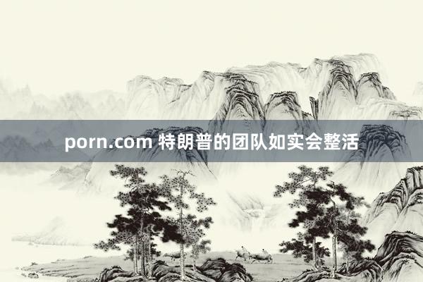 porn.com 特朗普的团队如实会整活