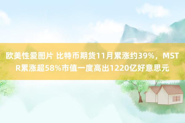 欧美性爱图片 比特币期货11月累涨约39%，MSTR累涨超58%市值一度高出1220亿好意思元